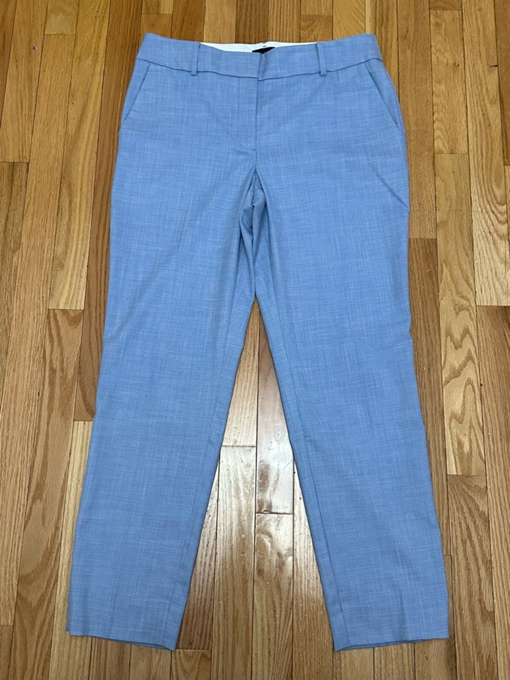 Talbots Light Blue Tailored Ankle Trousers